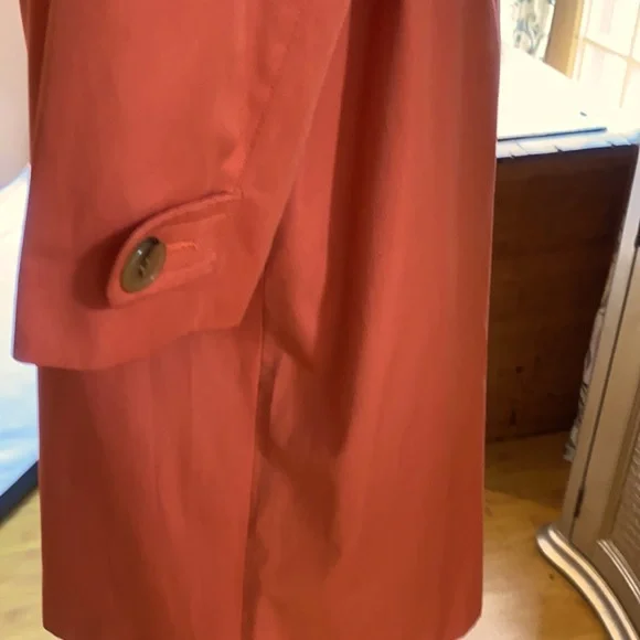 Jones New York Coral Trench Coat - Picture 2 of 13